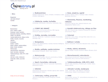 Tablet Screenshot of fajnestrony.pl